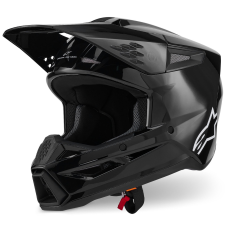 Alpinestars S-M3 Solid motokrossz bukósisak fekete bukósisak