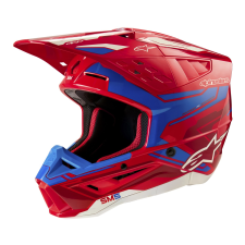 Alpinestars S-M5 Action 2 motokrossz bukósisak fluo piros-kék bukósisak