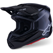 Alpinestars SM7 Solid motokrossz bukósisak fekete bukósisak