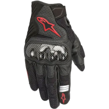 Alpinestars SMX-1 AIR 2 motoros kesztyű fekete-fluo piros motoros kesztyű