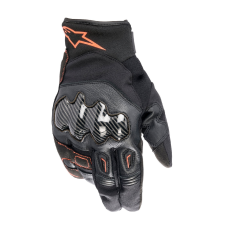 Alpinestars SMX-1 Drystar motorkerékpár kesztyű fekete-fluo piros motoros kesztyű