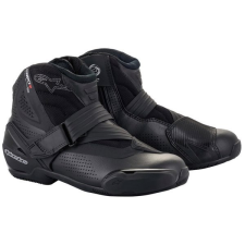 Alpinestars SMX-1 R VENTED, fekete, perforált bélés, 2025, 42 motoros csizma