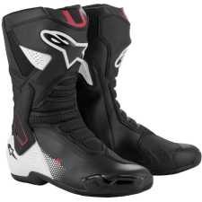Alpinestars SMX-6 3, fekete/fehér/vörös, 2025, 40-es méret motoros csizma