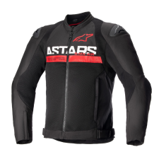 Alpinestars SMX Air motoros kabát fekete-fluo piros motoros kabát