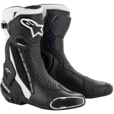 Alpinestars SMX PLUS 2, fekete/fehér, 2025, 48-as méret motoros csizma