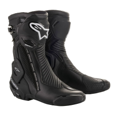 Alpinestars SMX Plus 2 Gore-Tex motoros csizma fekete-ezüst motoros csizma