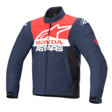 Alpinestars SMX Waterproof Honda 2024 motoros kabát kék-fekete-piros-fehér motoros kabát