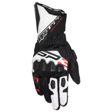 Alpinestars SP-3 motoros kesztyű fekete-fehér-fluo piros motoros kesztyű