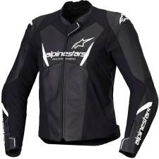 Alpinestars Stella Faster 3 női motoros bőrkabát fekete-fehér motoros kabát