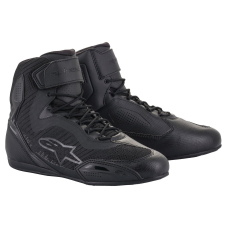Alpinestars Stella Faster-3 Rideknit női motoros csizma fekete-szürke antracit motoros csizma