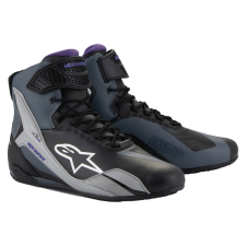 Alpinestars Stella Faster-4 női motoros csizma fekete-szürke-lila motoros csizma