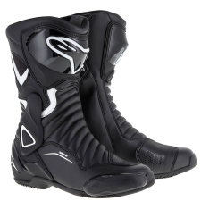 Alpinestars Stella S-MX 6 motorkerékpár csizma fekete-fehér motoros csizma