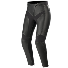Alpinestars Stella Vika V2 női motoros bőrnadrág fekete motoros nadrág