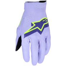 Alpinestars Supertech MX motokrossz kesztyű levendulalila-sárga motoros kesztyű