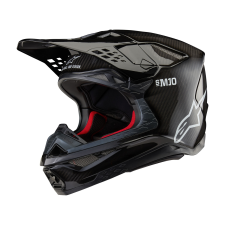 Alpinestars Supertech S-M10 Solid motokrossz bukósisak fényes carbon bukósisak
