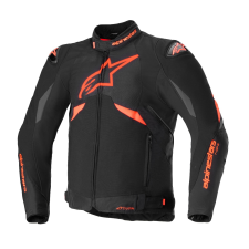 Alpinestars T-GP R 3 DRYSTAR motoros kabát fekete-fluo piros-fehér motoros kabát