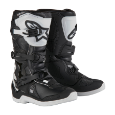 Alpinestars Tech 3S Youth 2024 gyerek motoros csizma fehér-fekete motoros csizma