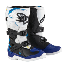 Alpinestars Tech 3S Youth 2024 gyerek motoros csizma fehér-fekete-kék motoros csizma