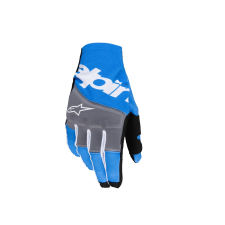 Alpinestars Techstar 2025 motokrossz kesztyű fekete-kék motoros kesztyű