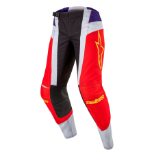 Alpinestars Techstar Ocuri 2024 motokrossz nadrág narancssárga-szürke-lila-sárga motoros nadrág