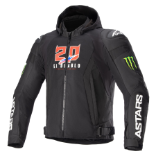 Alpinestars Zaca Air Monster FQ20 motoros kabát fekete-piros-kék-fehér-zöld motoros kabát