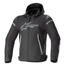 Alpinestars Zaca Waterproof motoros dzseki fekete-sötétszürke motoros kabát