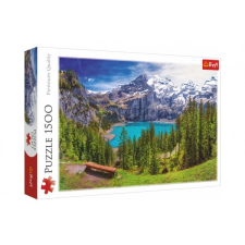 Alpok Oeschinen-tó Puzzle 1500 darabos puzzle, kirakós