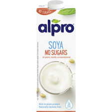 Alpro szójaital natúr cukormentes 1000 ml (Gluténmentes) reform élelmiszer
