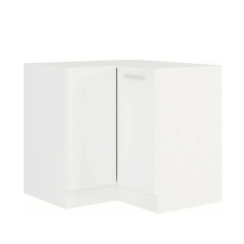  Alsó sarokszekrény, fehér, SPLIT 89x89 DN 1F BB bútor