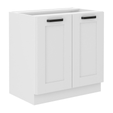  Alsó szekrény, fehér, LULA 80 D 2F BB bútor