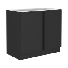  Alsó szekrény, fekete, SIBER 105 ND 1F BB bútor