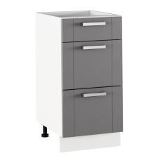  Alsó szekrény, sötétszürke/fehér, JULIA TYP 53 bútor