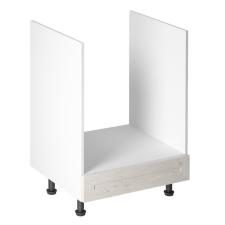  Alsószekrény tűzhelyre, fehér/északi sosna, ROYAL D60ZK bútor