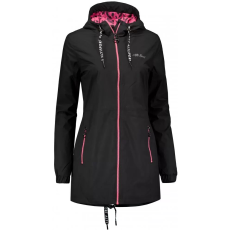 Altisport Női kabát ALTISPORT CHELSIE FEKETE/RÓZSASZÍN méret: XS