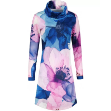 Altisport Női meghosszabbított prémium pulóver ALTISPORT VOJ/ALW117MI06 KÉK-RÓZSASZÍN méret: XXXL