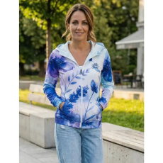 Altisport Prémium cipzáras női pulóver ALTISPORT VOJ/ALW127MI02 KÉK/LILA méret: XS