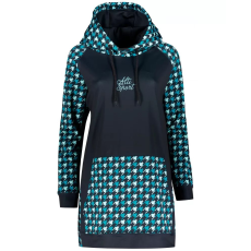 Altisport Prémium női funkcionális hosszabbított pulóver ALTISPORT VOJ/ALW048MI03 FEKETE ÉS KÉK méret: M