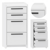  ALTIVO 2SW2SN fehér komód, 4 fiókos tárolószekrény