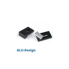  ALU-Design függönykarnis, 1 soros mennyezeti tartó, fekete karnis, függönyrúd
