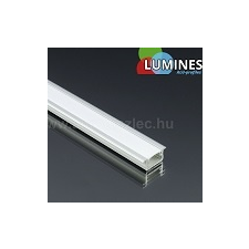 Alu Type-G - Alu süllyeszthető U profil LED szalaghoz, átlátszó 30° PMMA burával világítási kellék