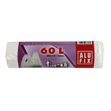 ALUFIX Köthető füles szemeteszsák 60 l (12 db / tekercs) - Fehér (MS6012GRUNI) tisztító- és takarítószer, higiénia