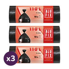 ALUFIX Szemeteszsák, 110 liter (3x10 db) tisztító- és takarítószer, higiénia