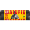 ALUFIX Szemeteszsák, 25 l, 30 db, 44x50 cm, 8 µ, ALUFIX  Economy , fekete