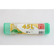 ALUFIX Szemeteszsák, zárószalagos, 45 l, 20 db, ALUFIX, "Prémium", zöld szemetes