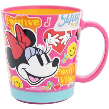 Alum Bezpečný plastový hrnek 410 ml - Minnie Mouse Flower Power bögrék, csészék