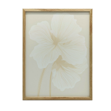 ALUMÍNIUM KERETES FALI PLAKÁT ÉTERikus VIRÁGOK 50x70 CM grafika, keretezett kép