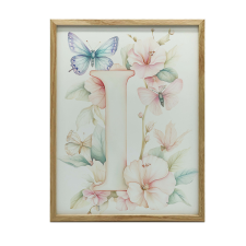  ALUMÍNIUM KERETES FALI PLAKÁT HIBISZKUS VIRÁGOK 70x100 CM grafika, keretezett kép