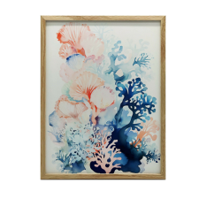  ALUMÍNIUM KERETES FALI PLAKÁT VÍZALATI HARMÓNIA 40x50 CM grafika, keretezett kép