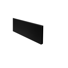  Alumínium kerítéselem fekete 4300x100x20mm kerti bútor