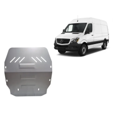  Alumínium motor, kapcsolószekrény védőlemez Mercedes Sprinter - (2006-2018) karosszéria elem